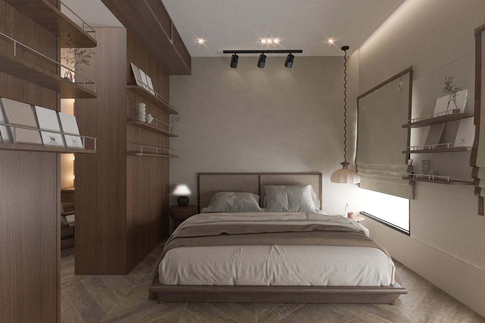 A space where minimalism meets warmth
