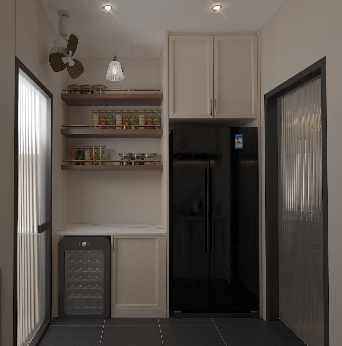A space where minimalism meets warmth