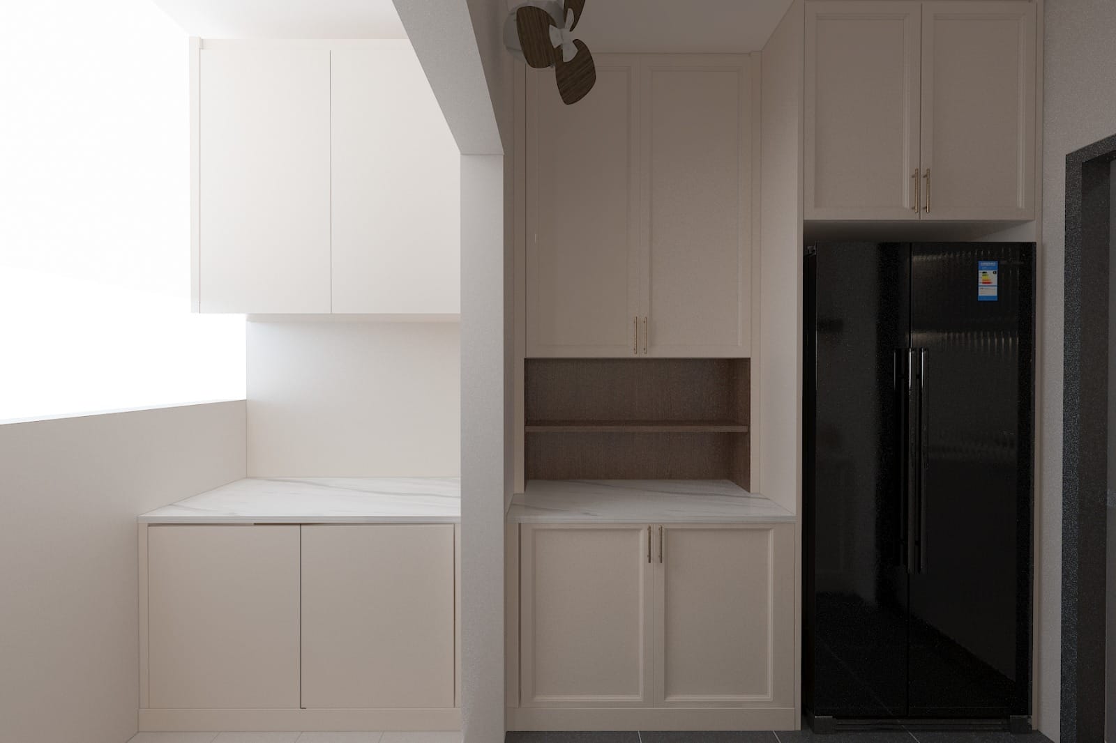 A space where minimalism meets warmth